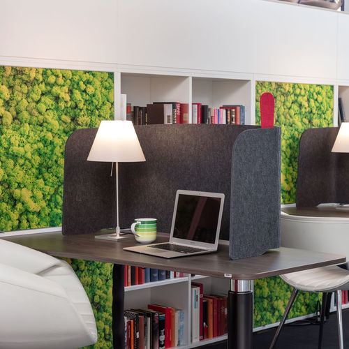 Separador de estações de trabalho de mesa - WINEA FLEX UP - WINI Büromöbel Georg Schmidt GmbH & Co. KG - em PET / insonorizado
