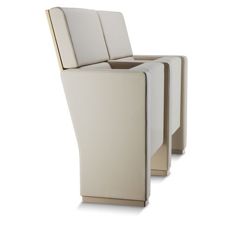 Poltrona de auditório contemporânea - VIRTUS 13205 - Figueras International Seating - em espuma de poliuretano / em compensado / em faia