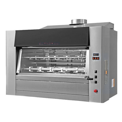 Assador a lenha - PLANETARY 30/P - ELANGRILL - a carvão / profissional / de 6 fusos