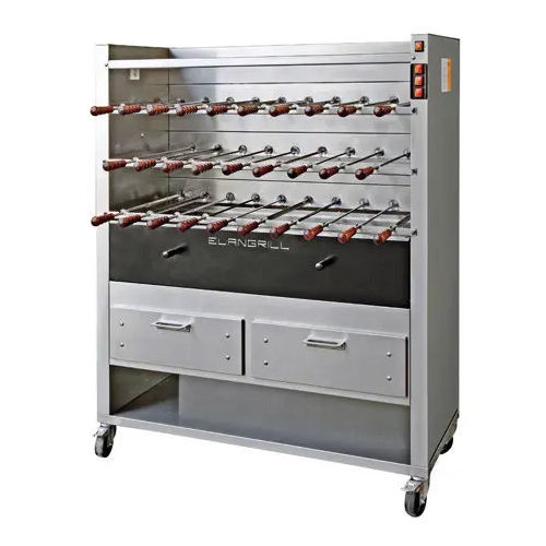 Forno churrasco - CM 29 C  - ELANGRILL - profissional / a carvão / elétrico