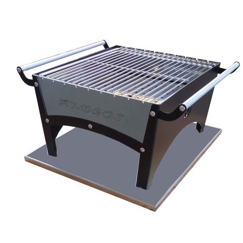Churrasqueira a carvão - AMIGOS 3 - ELANGRILL - da linha comercial / de mesa / em aço inoxidável