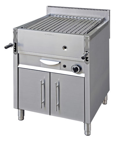 Grelhador a gás - LAVA ROCK-GAS  GRILL MOD.650B - ELANGRILL - de piso / profissional
