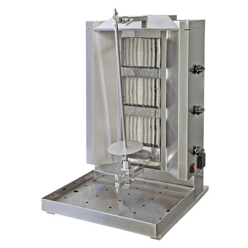 Máquina de kebab profissional - GHI3 WITH 3 BURNERS - ELANGRILL