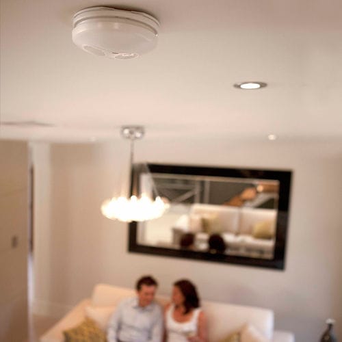 Sensor de fumaça - Clipsal - de teto / branco