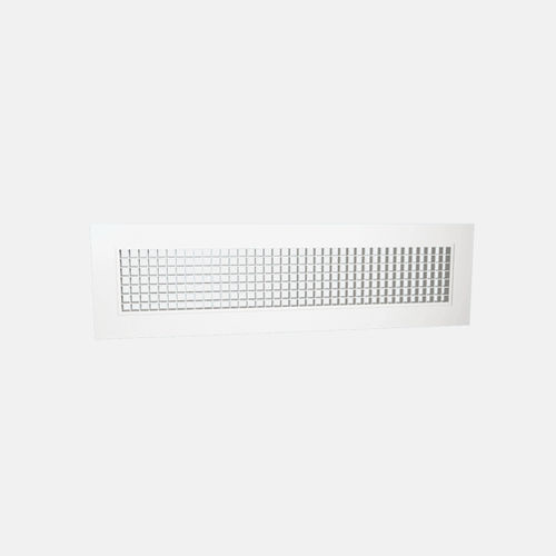 Grelha de ventilação em alumínio - AGC / AHD - HALTON - retangular / branca / para insuflamento e retorno de ar