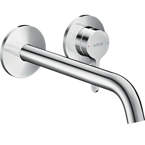 Misturador monocomando para lavatório - 48120000 - Axor - de parede / em metal cromado / para banheiro