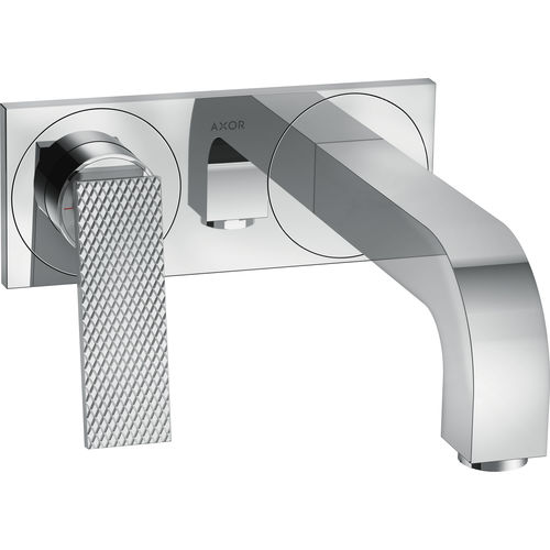 Misturador monocomando para lavatório - 39171000 - Axor - de parede / em metal cromado / para banheiro