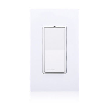 Interruptor com botão de pressão - WSS20-GXN - LEVITON Lighting - de embutir / clássico / retangular