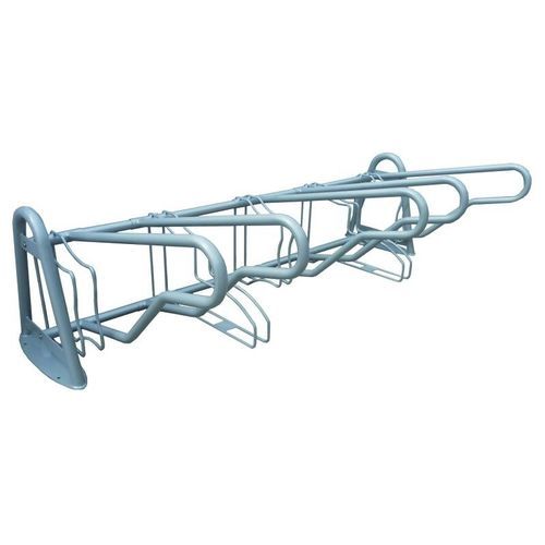 Bicicletário de piso - SATURNO - Calzolari - com sistema de segurança / horizontal / para espaço público