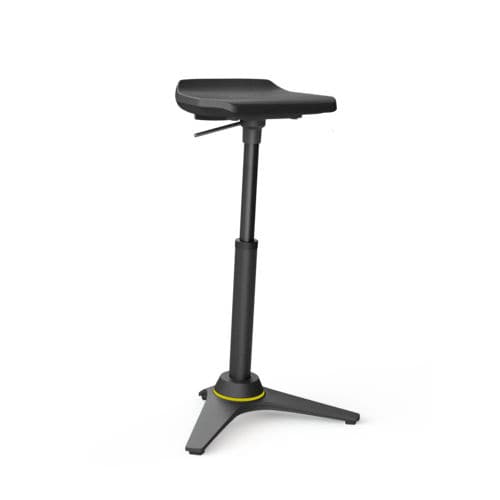 Banqueta de trabalho contemporânea - Aeris Muvman Industry - Aeris GmbH - em espuma / com base em alumínio fundido / com altura ajustável