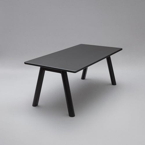 Mesa contemporânea - TRAN TRAN - B-LINE - em carvalho / em MDF / em madeira tingida