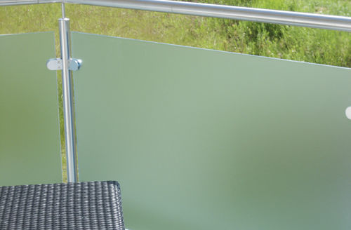 Painel de vidro temperado - LUXRAFF® SOLID - SEVASA - laminado / translúcido / acetinado