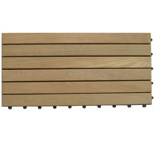 Grade de piso em teca - D-F - La Hutte - em PVC / para piso externo