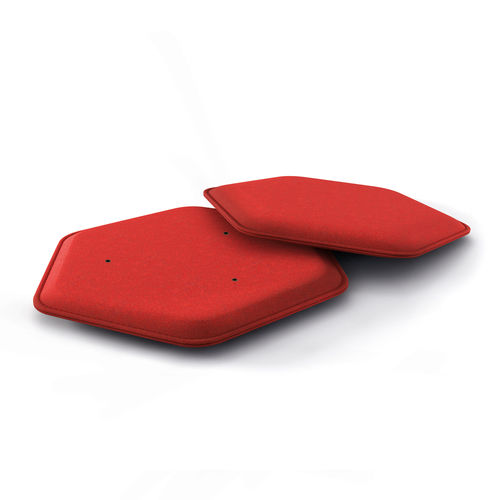 Painel de absorção acústica de parede - ESAGONO - eterno ivica - para teto / Trevira CS® / em fibra de poliéster