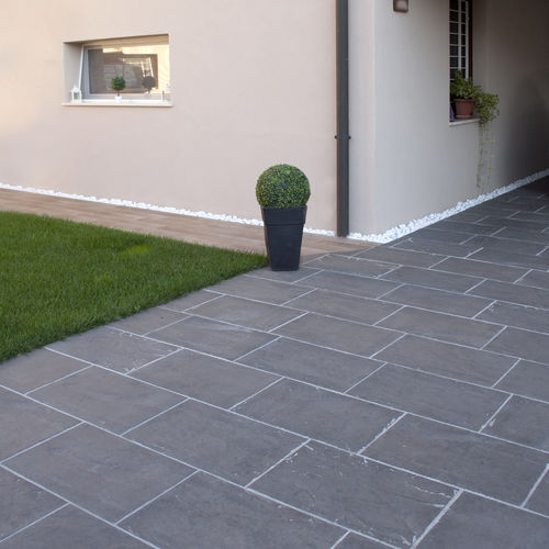 Lajota em concreto - PIETRA ARDESIA - MASPE PAVINGS - em pedra reconstituída / para ambiente externo / para pedestres