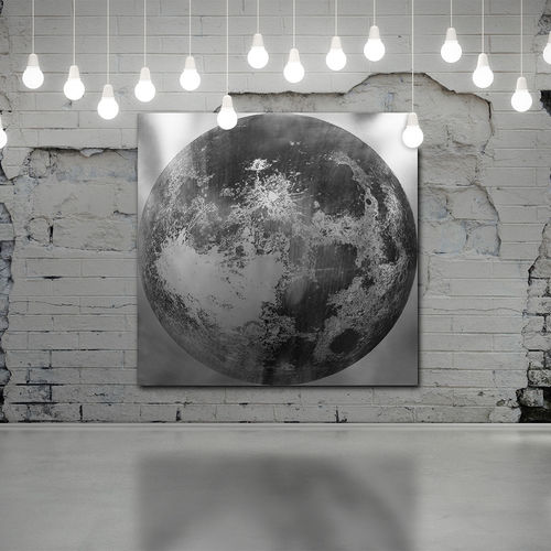 Painel decorativo de parede - Luna - Planium - de revestimento / em aço / da linha comercial