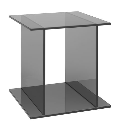 Mesa lateral contemporânea - CT07 DREI - e15 - em vidro / quadrada / para hotel