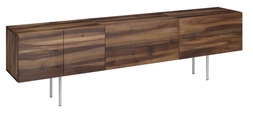 Buffet aparador contemporâneo - SB07 SHAHNAZ - e15 - em carvalho / em nogueira / em madeira maciça