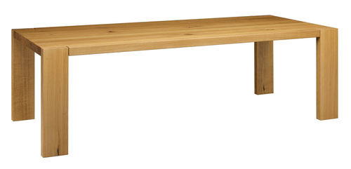 Mesa contemporânea - TA17 LONDON - e15 - em carvalho / em nogueira / em madeira maciça