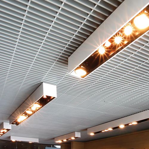 Forro em alumínio - DUALGRID - Atena spa - em painéis / para ambiente interno / modular