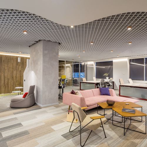 Forro em alumínio - H40  - Atena spa - em placas / para ambiente interno / em cores
