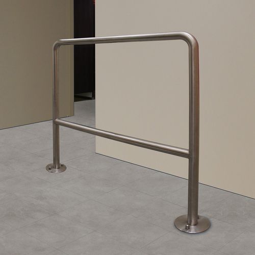 Barreira de proteção - PGB SERIES   - dormakaba - fixa / em aço inoxidável / em vidro