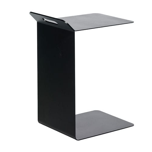 Mesa lateral contemporânea - MURANO - pieperconcept - em aço laqueado / com base em aço / retangular
