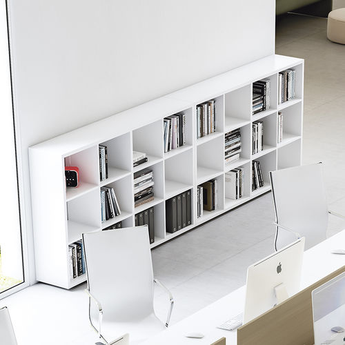 Estante modular - FRAMEWORK 2.0 - Fantoni - contemporânea / em laminado / para escritório
