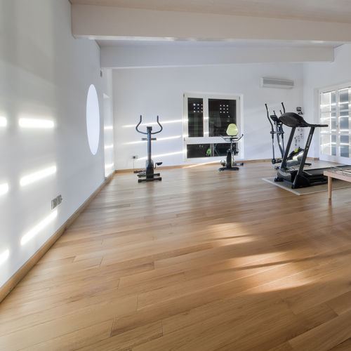 Piso estruturado - ANTICO TRENTINO DI LUCIO SRL - em carvalho envelhecido / acabamento com óleo natural / colado