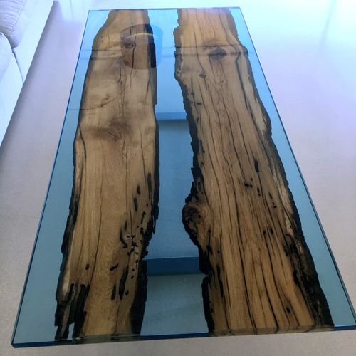 Mesa de trabalho contemporânea - GIUDECCA - ANTICO TRENTINO DI LUCIO SRL - em madeira / de resina / com base em madeira