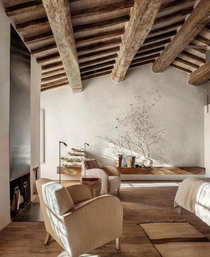 Lambril para teto - BEAMS - ANTICO TRENTINO DI LUCIO SRL - em carvalho / em abeto / escovado