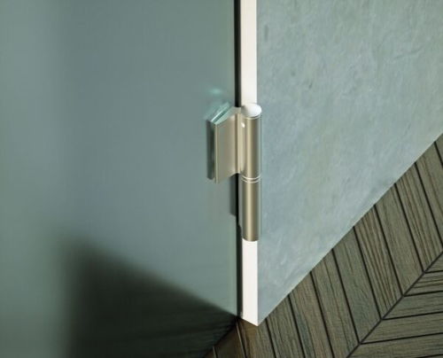 Dobradiça para porta de vidro - Biloba EVO - Colcom - metálica / com sistema de fechamento automático / hidráulica