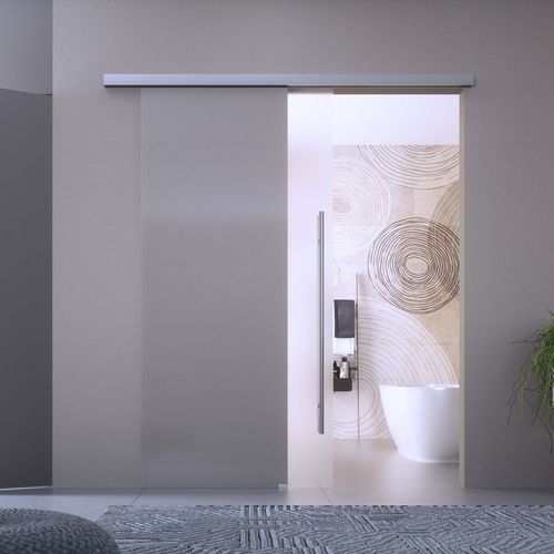 Sistema deslizante metálico - Fluido+ - Colcom - para porta de vidro / para porta de madeira / de parede
