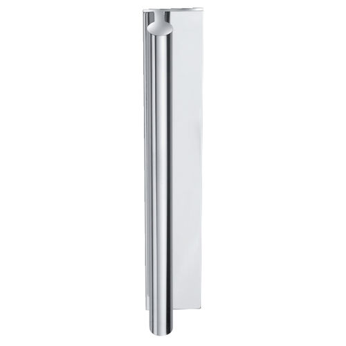 Puxador para porta de vidro - POR-0404 V - METALGLAS - em alumínio / contemporâneo / cromado