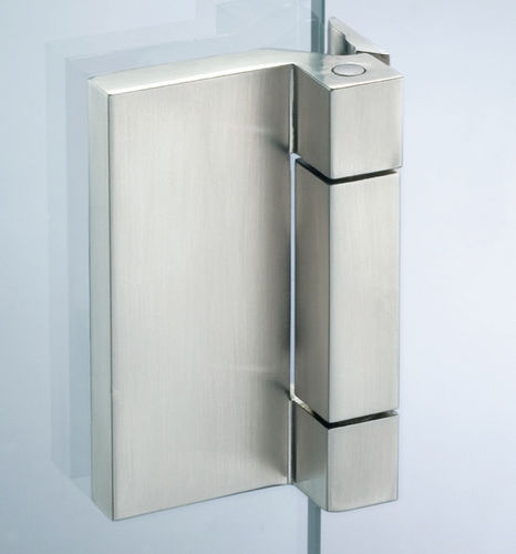 Dobradiça para porta de vidro - V-709 - METALGLAS - metálica / contemporânea