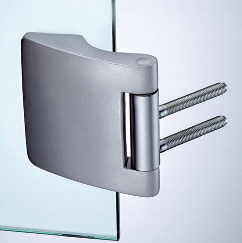 Dobradiça para porta de vidro - V-402 - METALGLAS - metálica / contemporânea