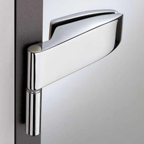 Dobradiça para porta de vidro - V-102 - METALGLAS - metálica / contemporânea