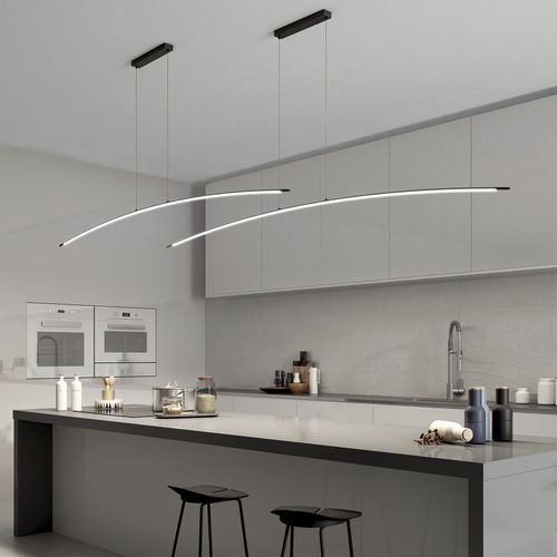 Pendente - RITA ARC - Ole! Lighting - em alumínio / em policarbonato / contemporânea