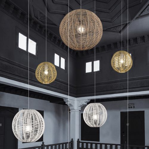 Pendente - LLUNA - Ole! Lighting - em corda / contemporânea / Wire