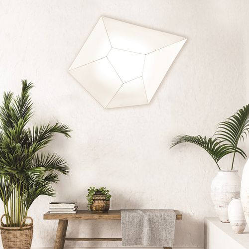 Plafon de design original - HALLEY - Ole! Lighting - metálico / em lona / de LED