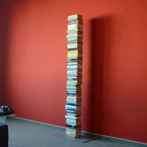 Livreiro alto - BOOKSBAUM 2 BIG - RADIUS DESIGN - contemporâneo / em aço revestido a pó