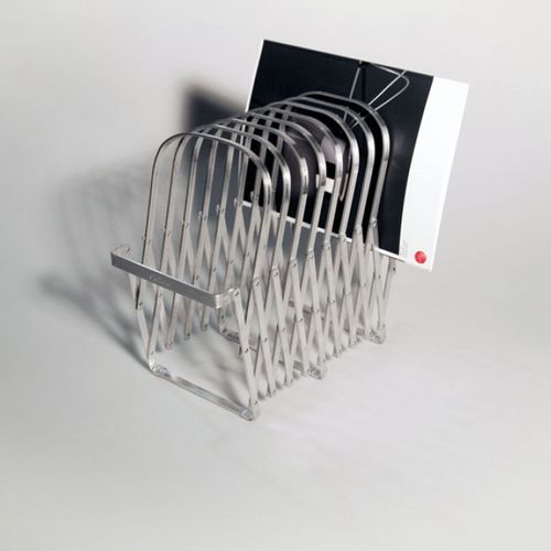 Porta-revistas de design original - COLLATOR  - RADIUS DESIGN - da linha residencial / em alumínio