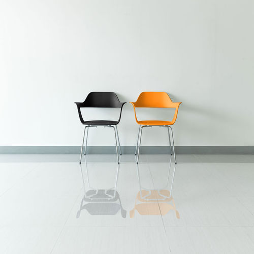 Cadeira contemporânea - MU - RADIUS DESIGN - para ambiente interno / em polipropileno / de fibra de vidro
