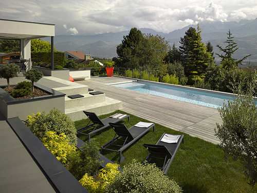 Piscina externa - PISCINE MONTAGNE - PISCINES CARRE BLEU - para hotel / enterrada / em cerâmica