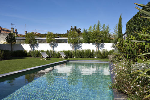 Piscina corredor de natação - AGRETEC BORDEAUX - PISCINES CARRE BLEU - para ambiente externo / enterrada / em concreto