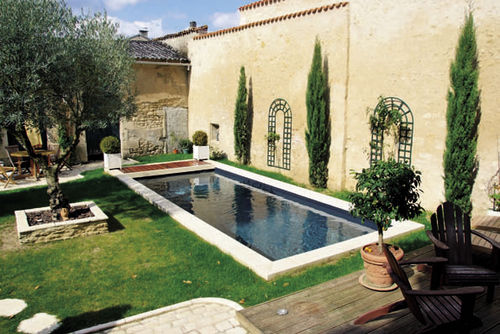 Piscina externa - CB POITIERS - PISCINES CARRE BLEU - enterrada / em concreto