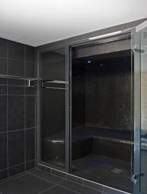 Banho turco da linha comercial - MONTAGNY 69 - PISCINES CARRE BLEU - da linha residencial