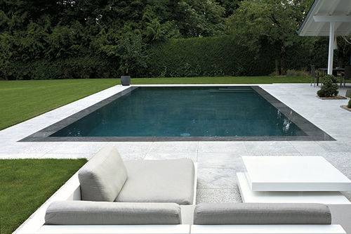 Piscina externa - PISCINES CARRE BLEU - enterrada / em concreto / espelho