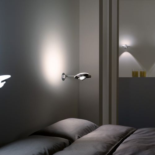 Arandela contemporânea - PURO LETTO - Occhio - para ambiente interno / em alumínio / em latão