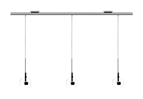 Pendente - DIVO: SISTEMA SOFFITTO TRE - Occhio - em vidro / metálica / contemporânea